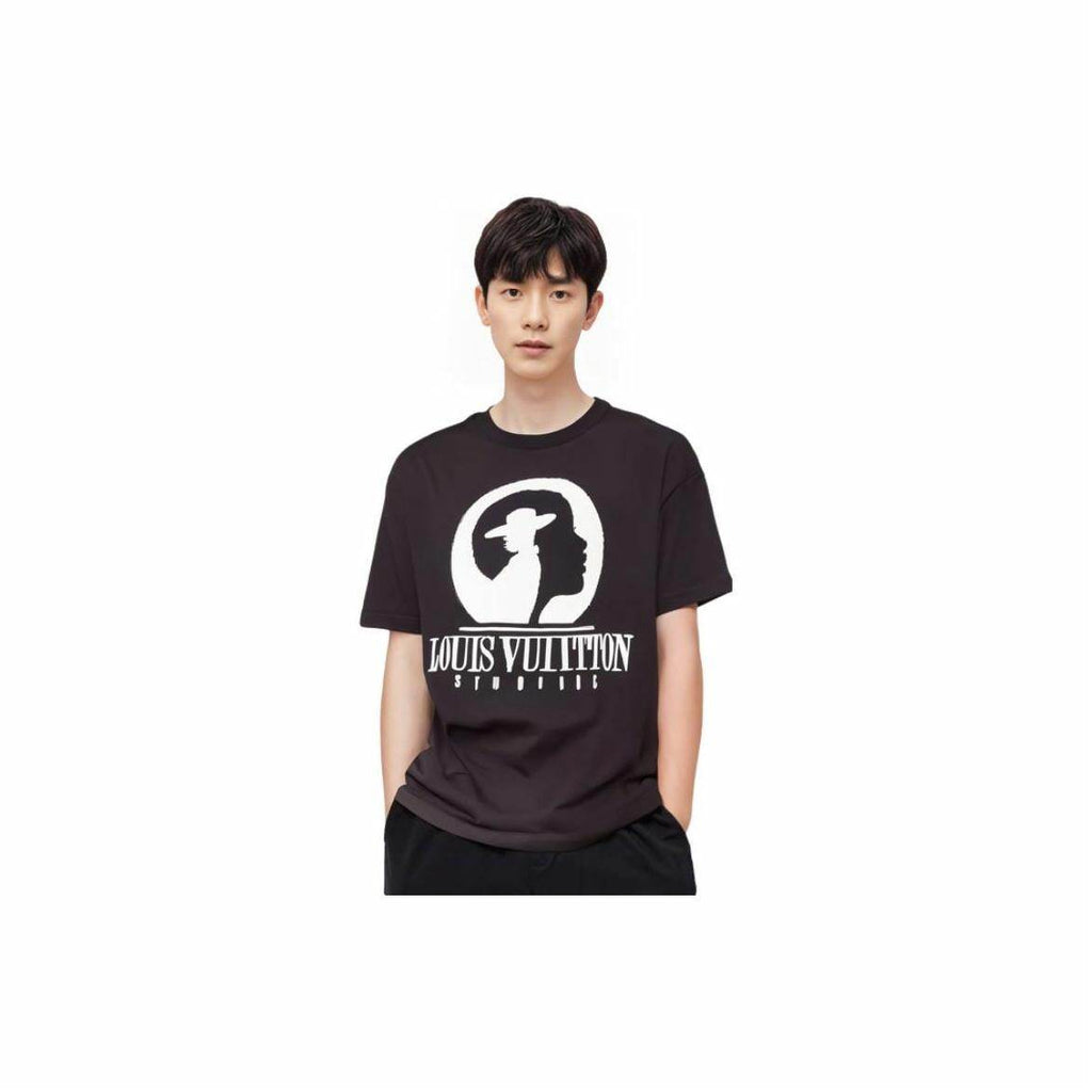 LV Kaos Logo Seri Huruf, Unisex, COD '-L-19