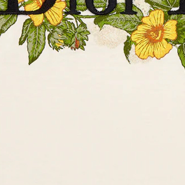 Kaos Pendek DIOR dengan Motif Gambar/Cetak, Cocok untuk Pria dan Wanita  -D-08