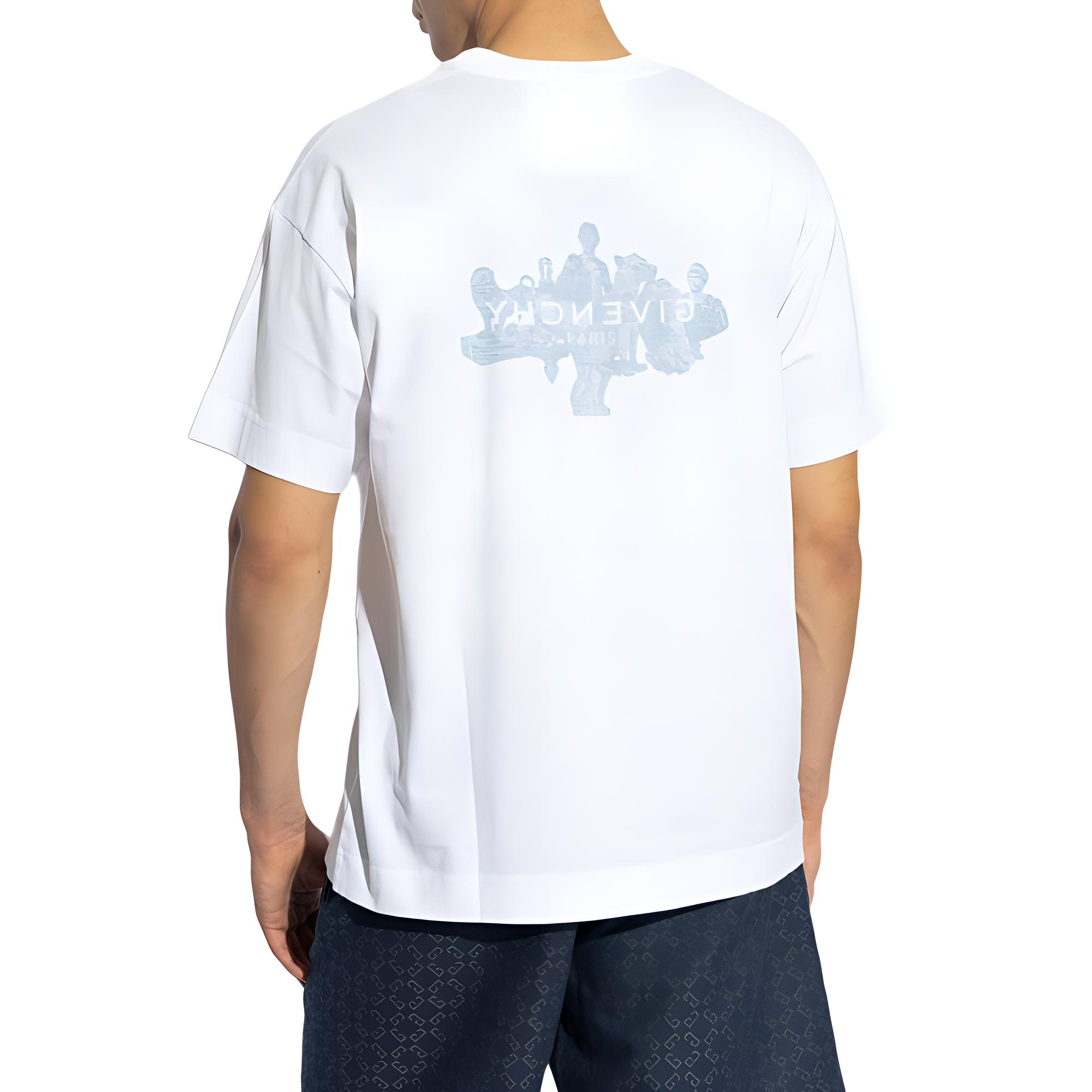 Kaos Givenchy Bermotif, Unisex -J-07