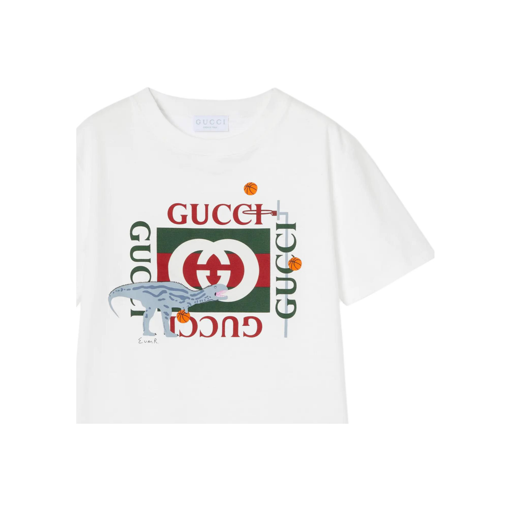 GUCCI Kaos Logo Seri Huruf, Unisex, COD '"    '"  G-17