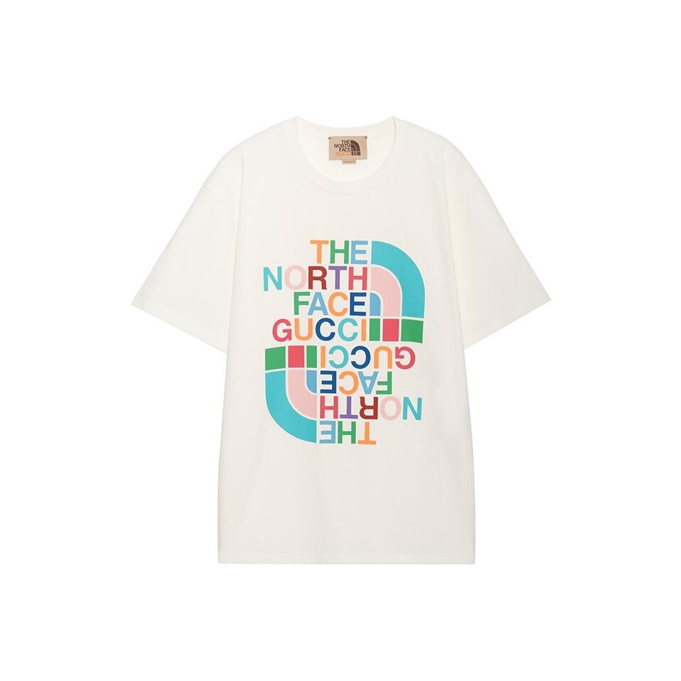 GUCCI Kaos Logo Seri Huruf, Unisex, COD '"   G-75