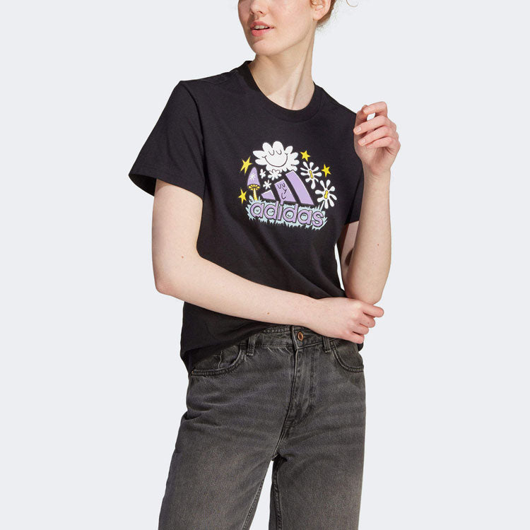 adidas Kaos Logo Seri Huruf, Unisex, COD '" AD-23