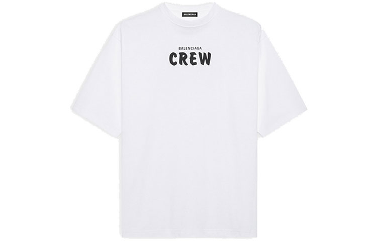 Kaos Pendek Balenciaga dengan Motif Gambar/Cetak, Cocok untuk Pria dan Wanita -BL-40