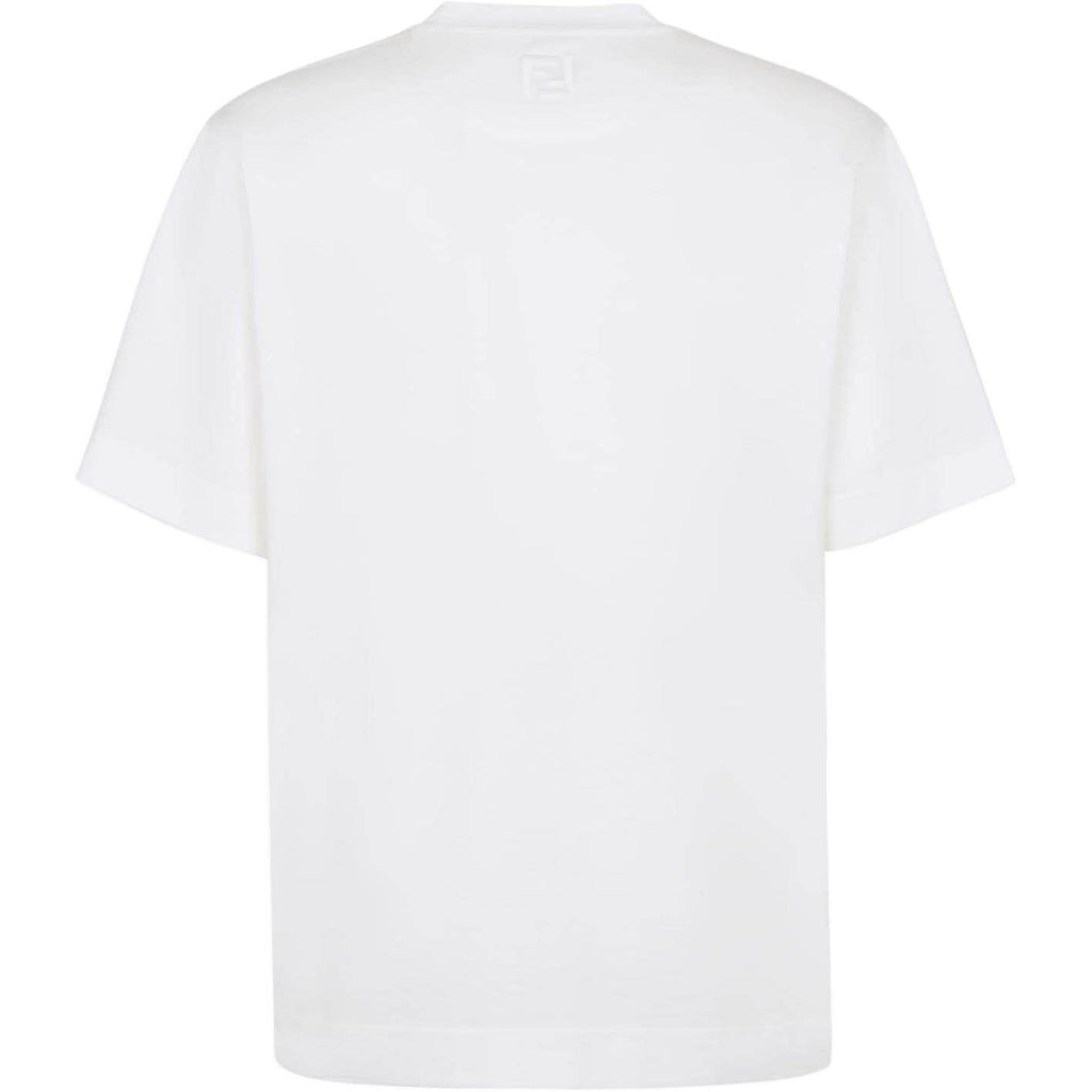 Kaos Pendek FENDI dengan Motif Gambar/Cetak, Cocok untuk Pria dan WanitaF-23