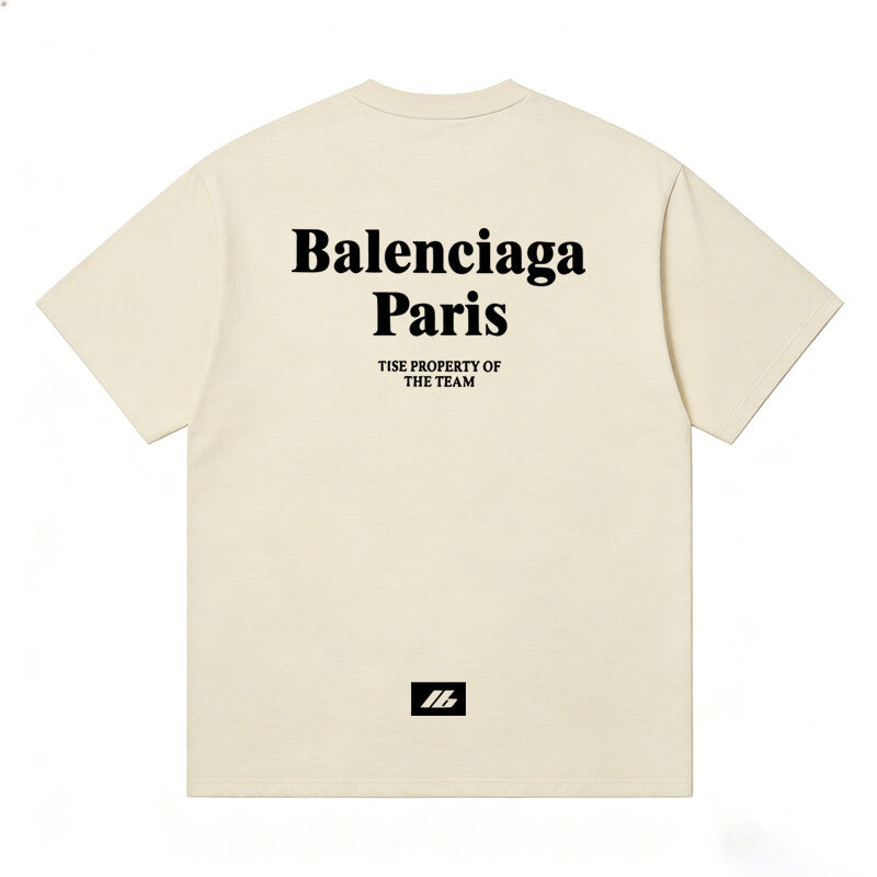 BALENCIAGA Kaos Logo Seri Huruf, Unisex '"COD '"  BA-10