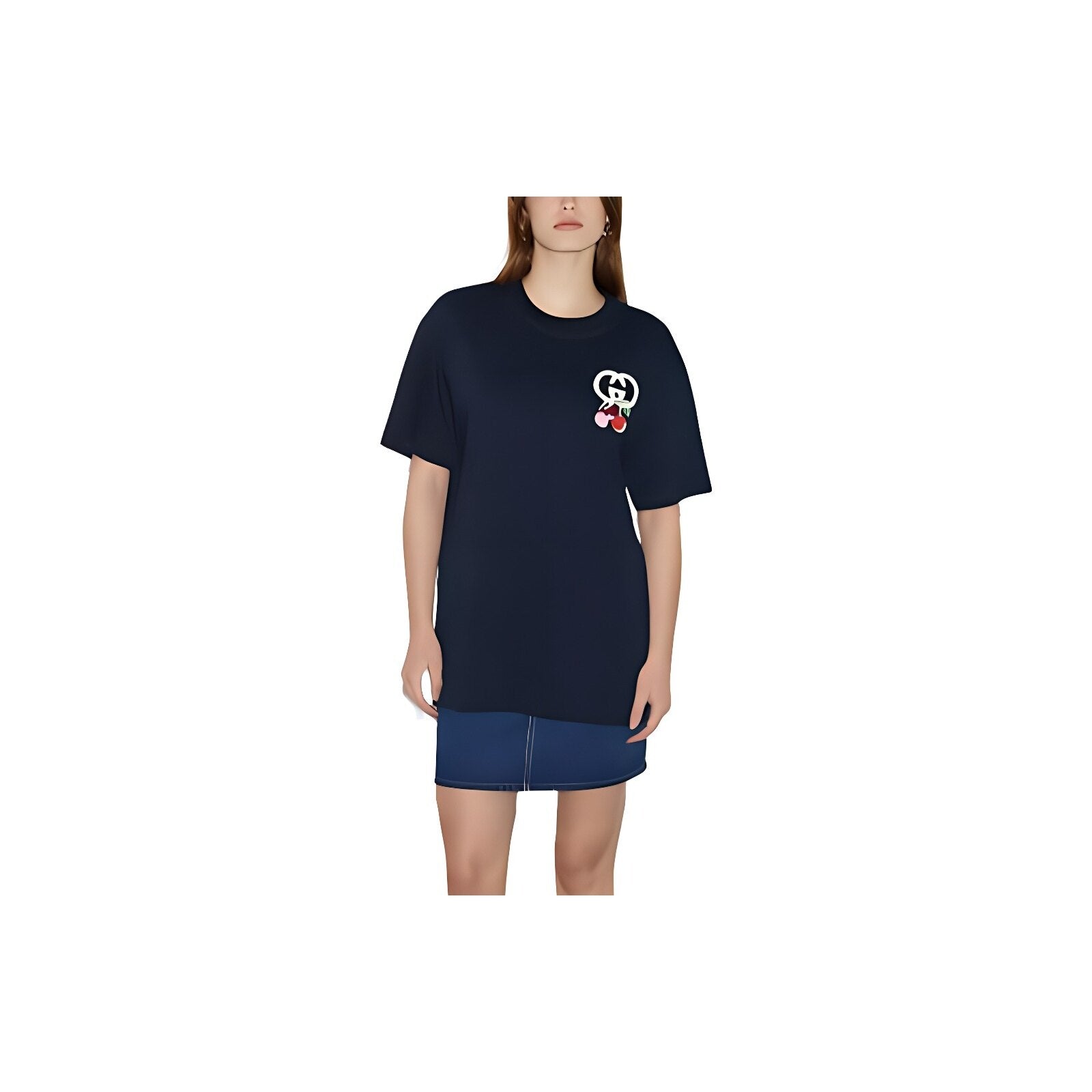 GUCCI Kaos Logo Seri Huruf, Unisex, COD '"  G-94