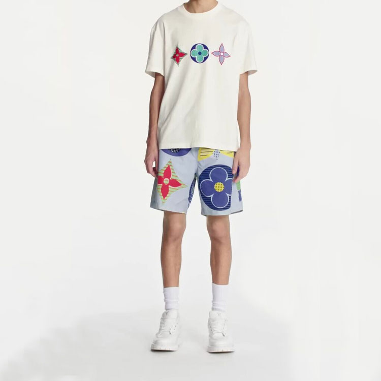 LV Kaos Logo Seri Huruf, Unisex, COD '-L-01