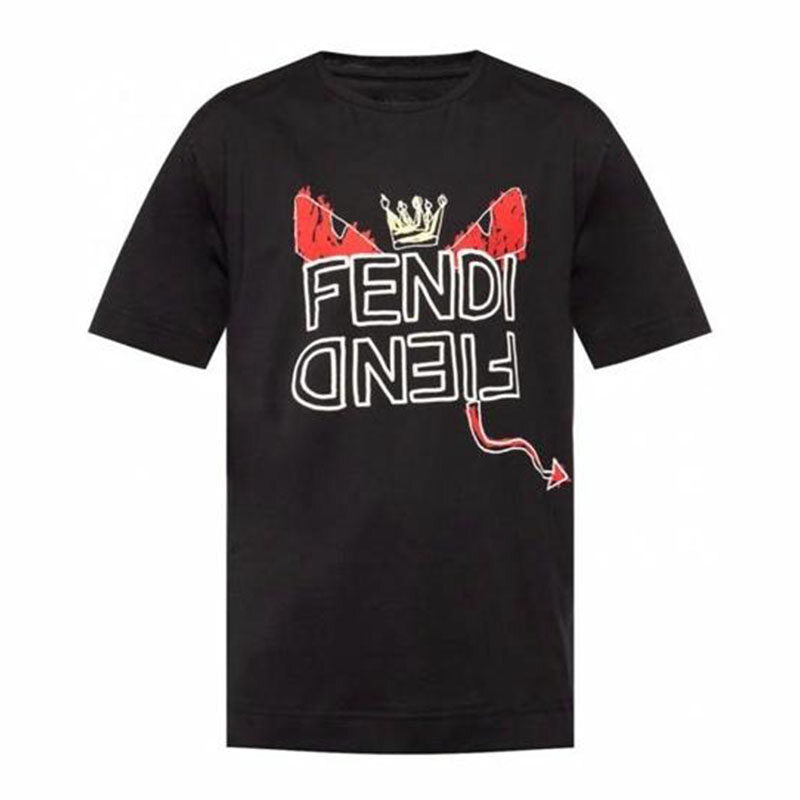 Kaos Pendek Balenciaga dengan Motif Gambar/Cetak, Cocok untuk Pria dan Wanita -F-01