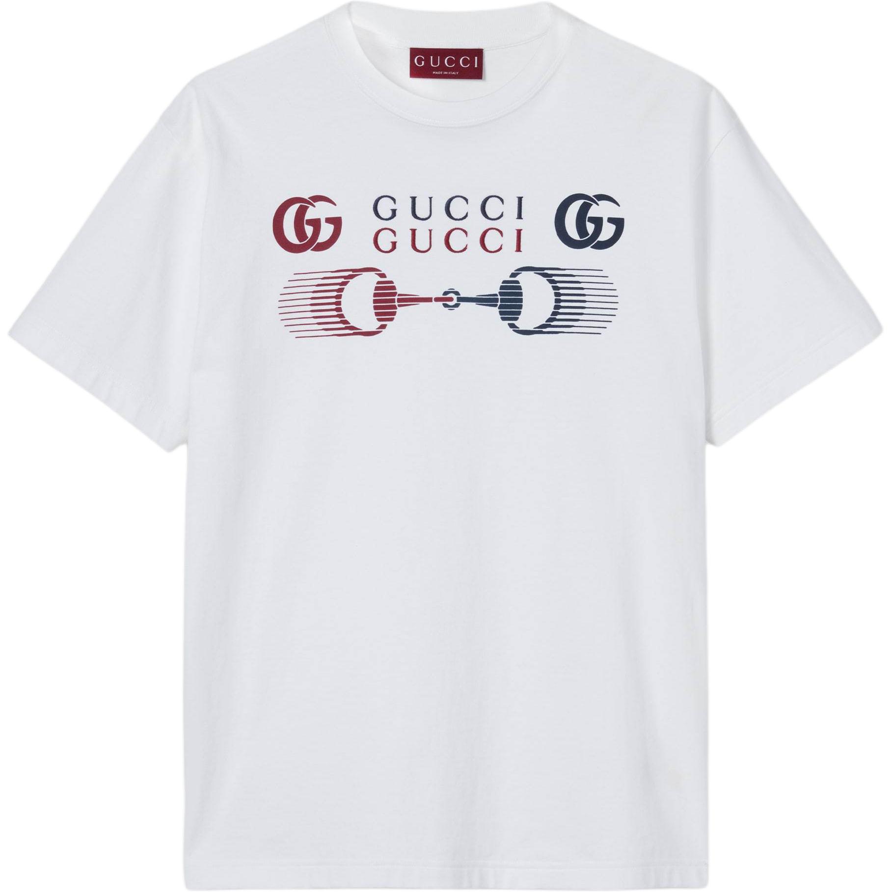 GUCCI Kaos Logo Seri Huruf, Unisex, COD '"  G-116