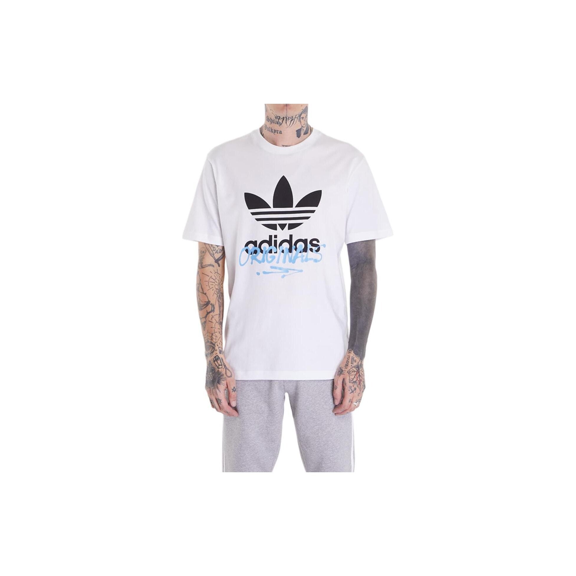 adidas Kaos Logo Seri Huruf, Unisex, COD '" AD-18