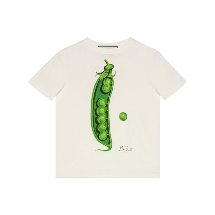 GUCCI Kaos Logo Seri Huruf, Unisex, COD '"   G-101