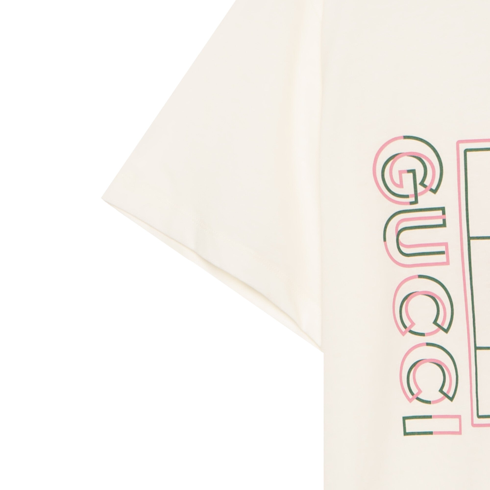 GUCCI Kaos Logo Seri Huruf, Unisex, COD '"    '"  G-28