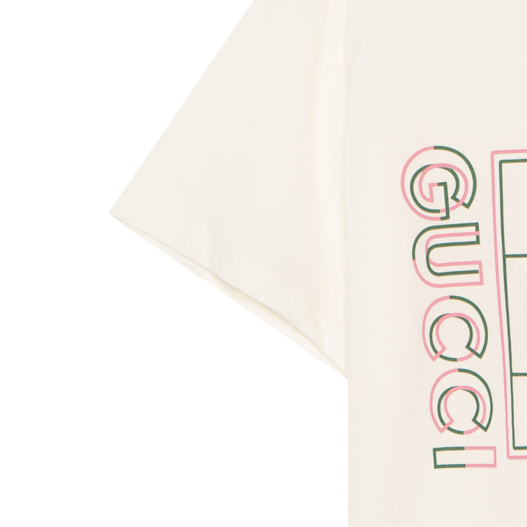 GUCCI Kaos Logo Seri Huruf, Unisex, COD '"    '"  G-28