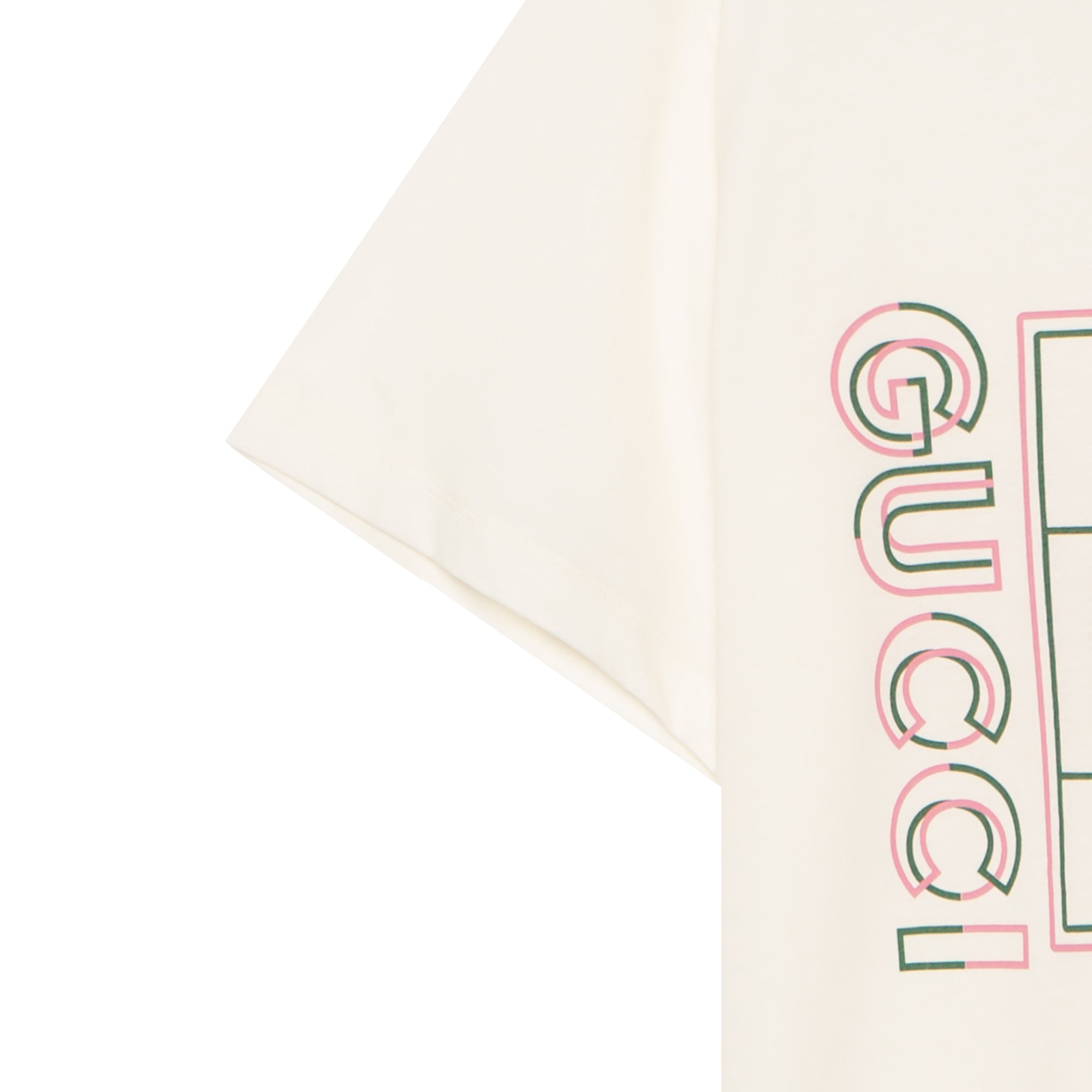 GUCCI Kaos Logo Seri Huruf, Unisex, COD '"    '"  G-28