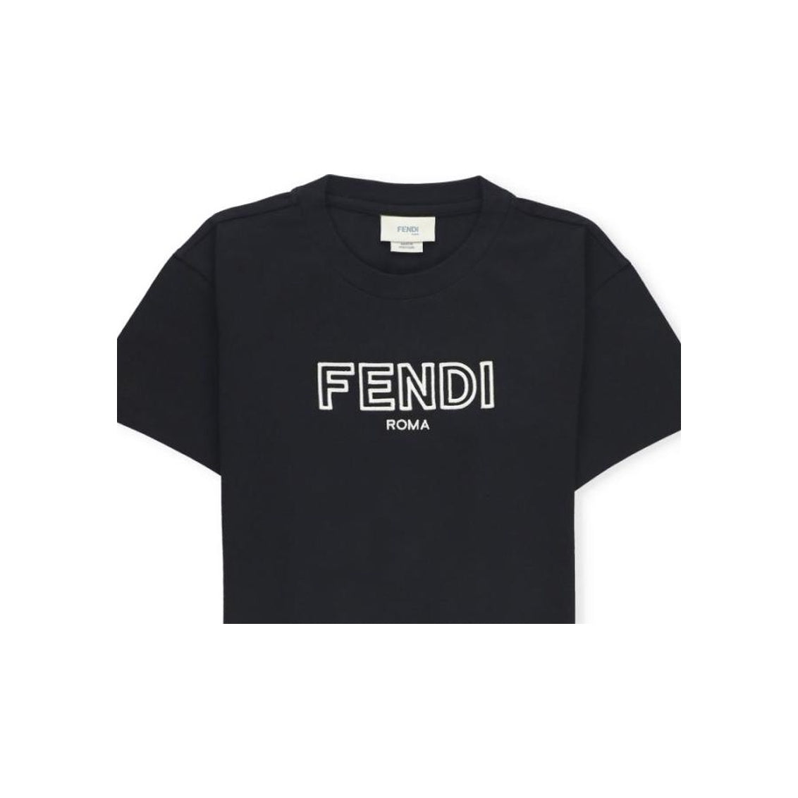 Kaos Pendek FENDI dengan Motif Gambar/Cetak, Cocok untuk Pria dan WanitaF-35