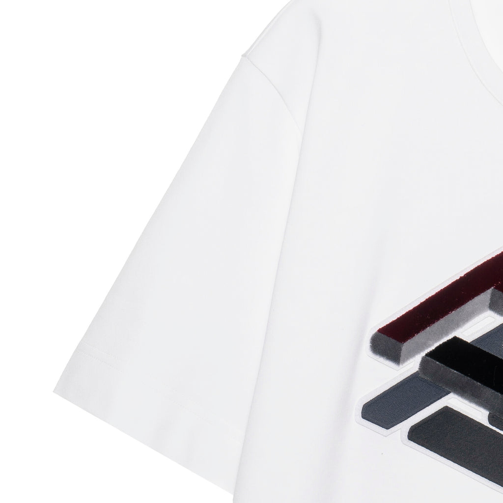 Kaos Pendek FENDI dengan Motif Gambar/Cetak, Cocok untuk Pria dan WanitaF-11