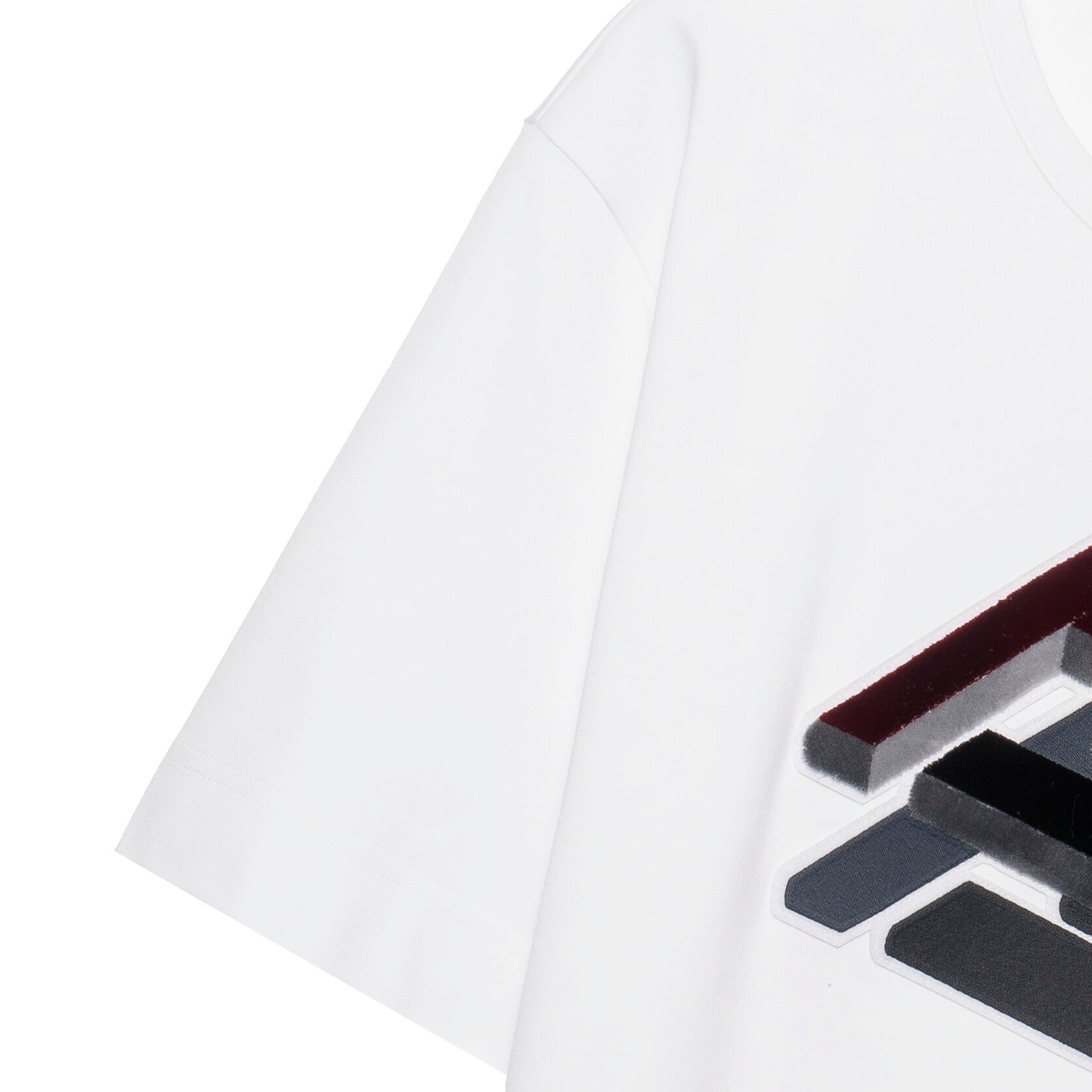 Kaos Pendek FENDI dengan Motif Gambar/Cetak, Cocok untuk Pria dan WanitaF-11