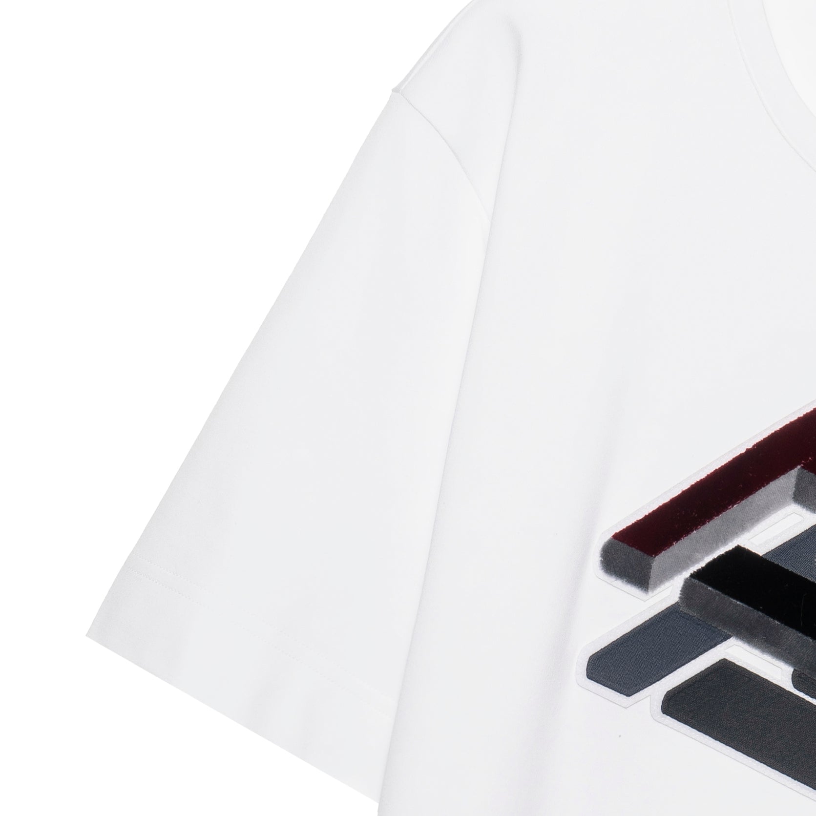 Kaos Pendek FENDI dengan Motif Gambar/Cetak, Cocok untuk Pria dan WanitaF-11