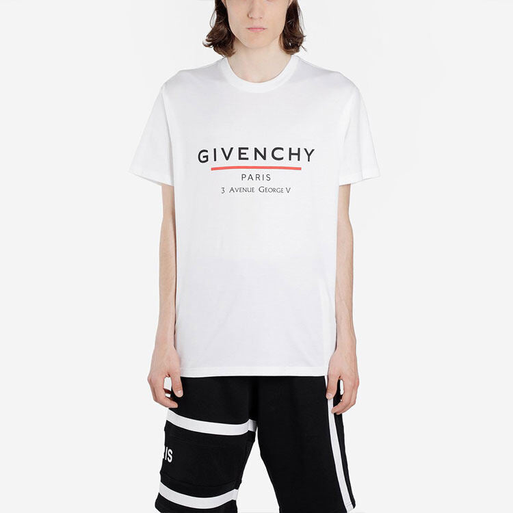 Kaos Givenchy Bermotif, Unisex -J-45
