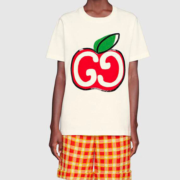 GUCCI Kaos Logo Seri Huruf, Unisex, COD '"    '"  G-61