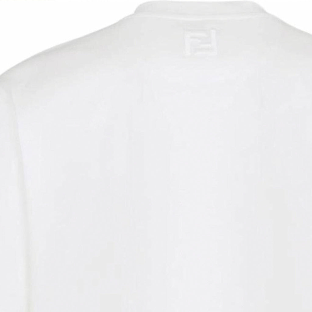 Kaos Pendek FENDI dengan Motif Gambar/Cetak, Cocok untuk Pria dan WanitaF-26