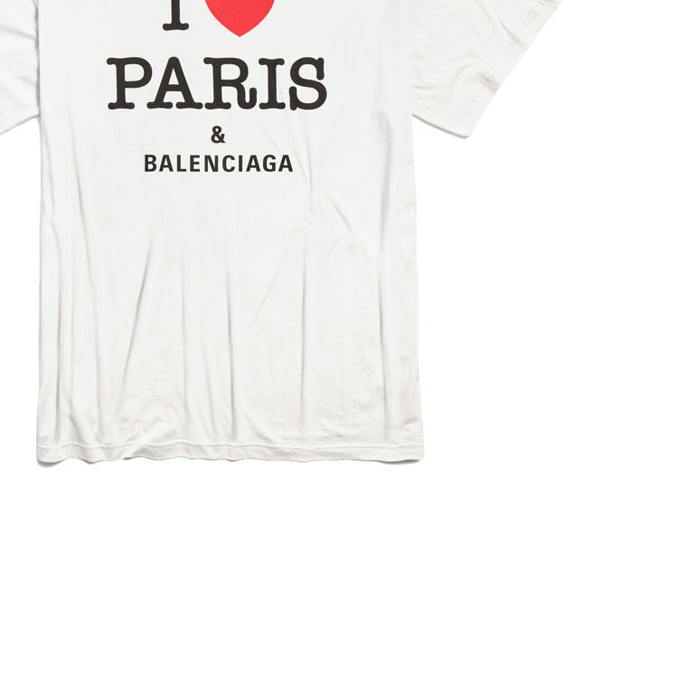 Kaos Pendek Balenciaga dengan Motif Gambar/Cetak, Cocok untuk Pria dan Wanita -BL-04