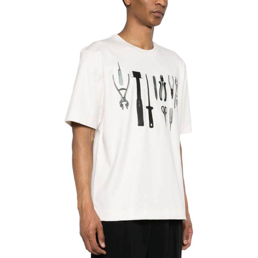 Kaos Pendek FENDI dengan Motif Gambar/Cetak, Cocok untuk Pria dan WanitaF-22