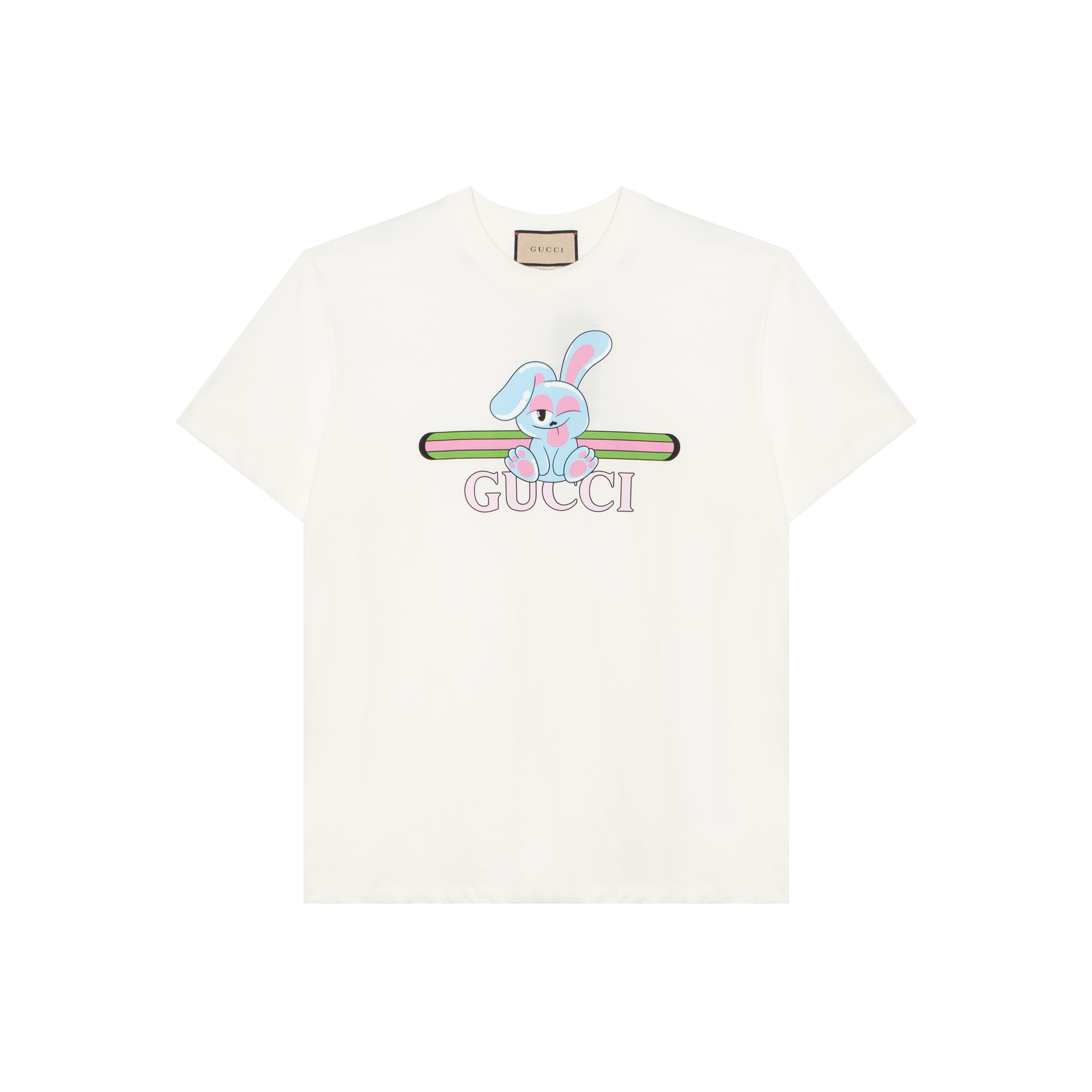 GUCCI Kaos Logo Seri Huruf, Unisex, COD '"    '"  G-11