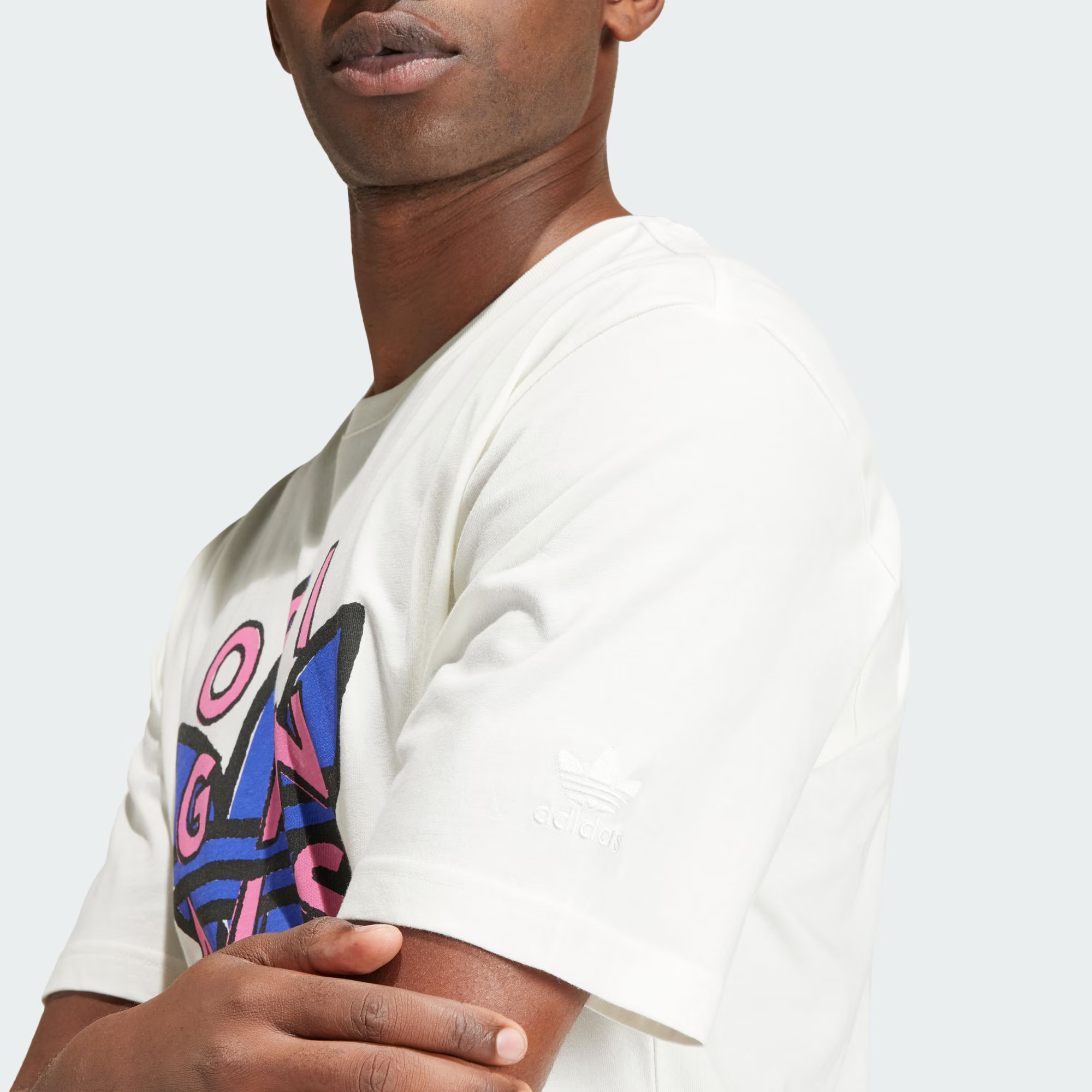 adidas Kaos Logo Seri Huruf, Unisex, COD '" AD-12