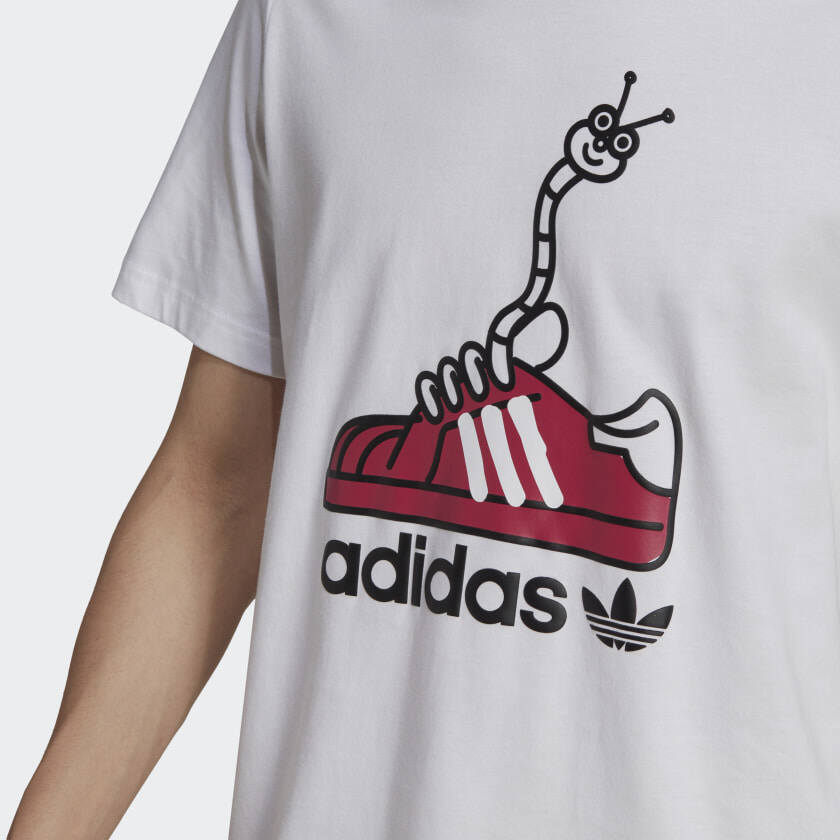 adidas Kaos Logo Seri Huruf, Unisex, COD '" AD-41