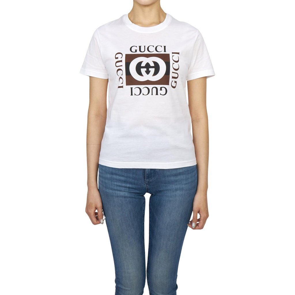 GUCCI Kaos Logo Seri Huruf, Unisex, COD '"    '"  G-34