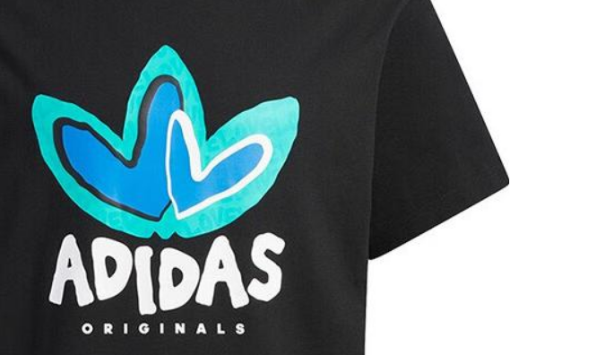 adidas Kaos Logo Seri Huruf, Unisex, COD '" AD-44