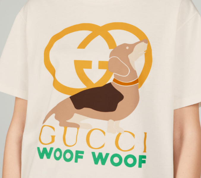 GUCCI Kaos Logo Seri Huruf, Unisex, COD '"    '"  G-64