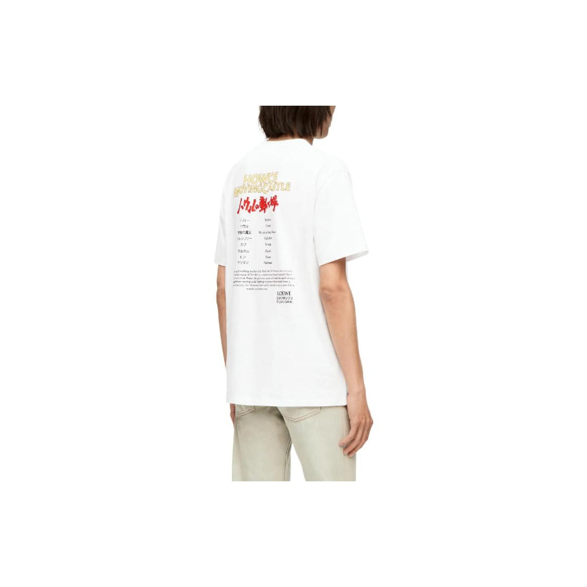 Kaos Pendek LOEWE dengan Motif Gambar/Cetak, Cocok untuk Pria dan Wanita -LE-16