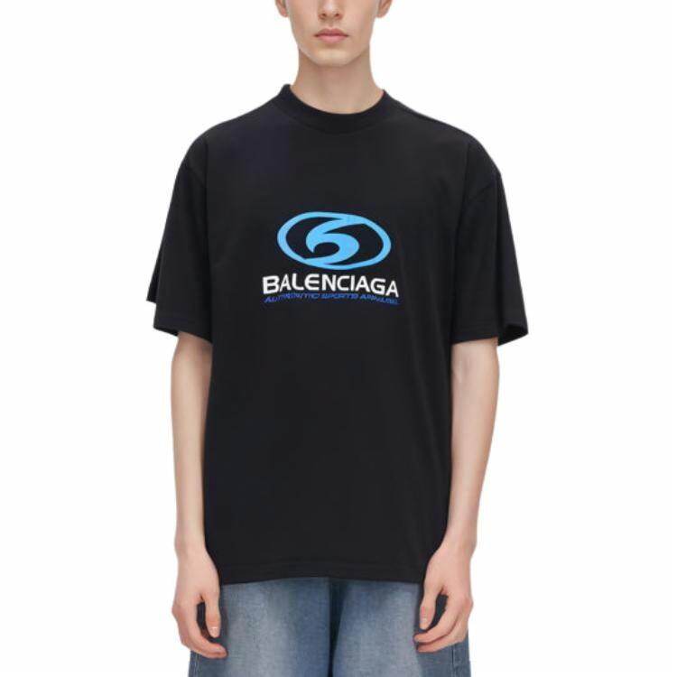 Kaos Pendek Balenciaga dengan Motif Gambar/Cetak, Cocok untuk Pria dan Wanita -BL-21