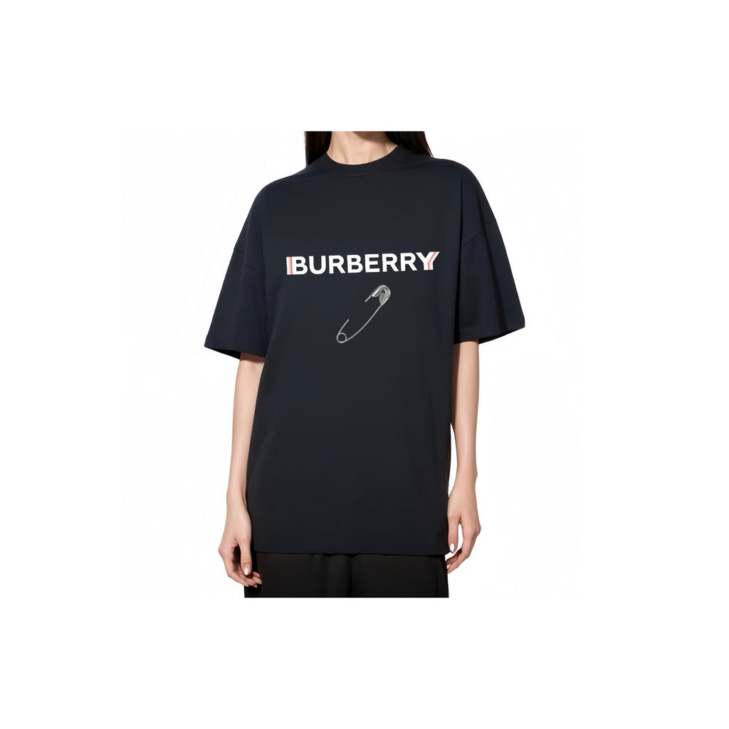 Burberry Kaos Logo Seri Huruf, Unisex, COD '"B-33