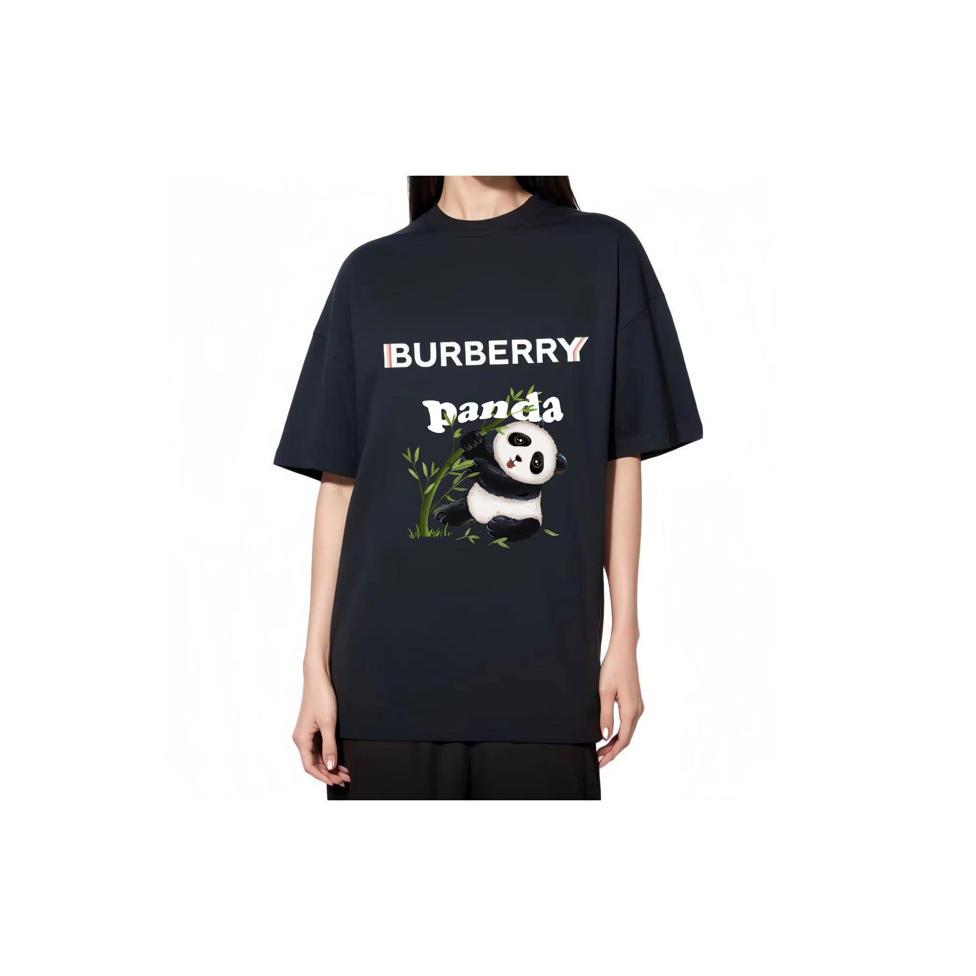 Burberry Kaos Logo Seri Huruf, Unisex, COD '"B-26