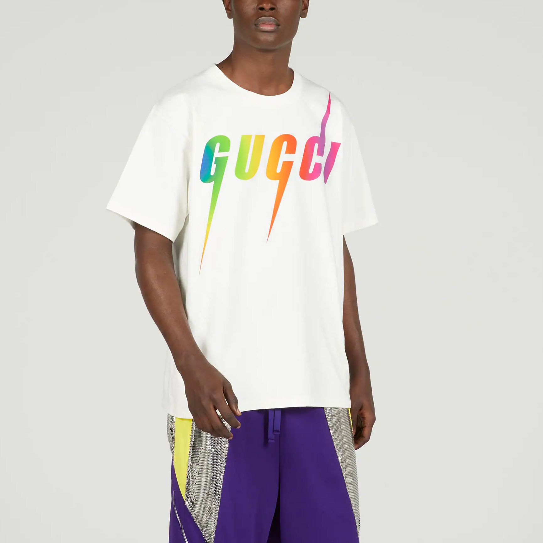 GUCCI Kaos Logo Seri Huruf, Unisex, COD '" 
  G-122