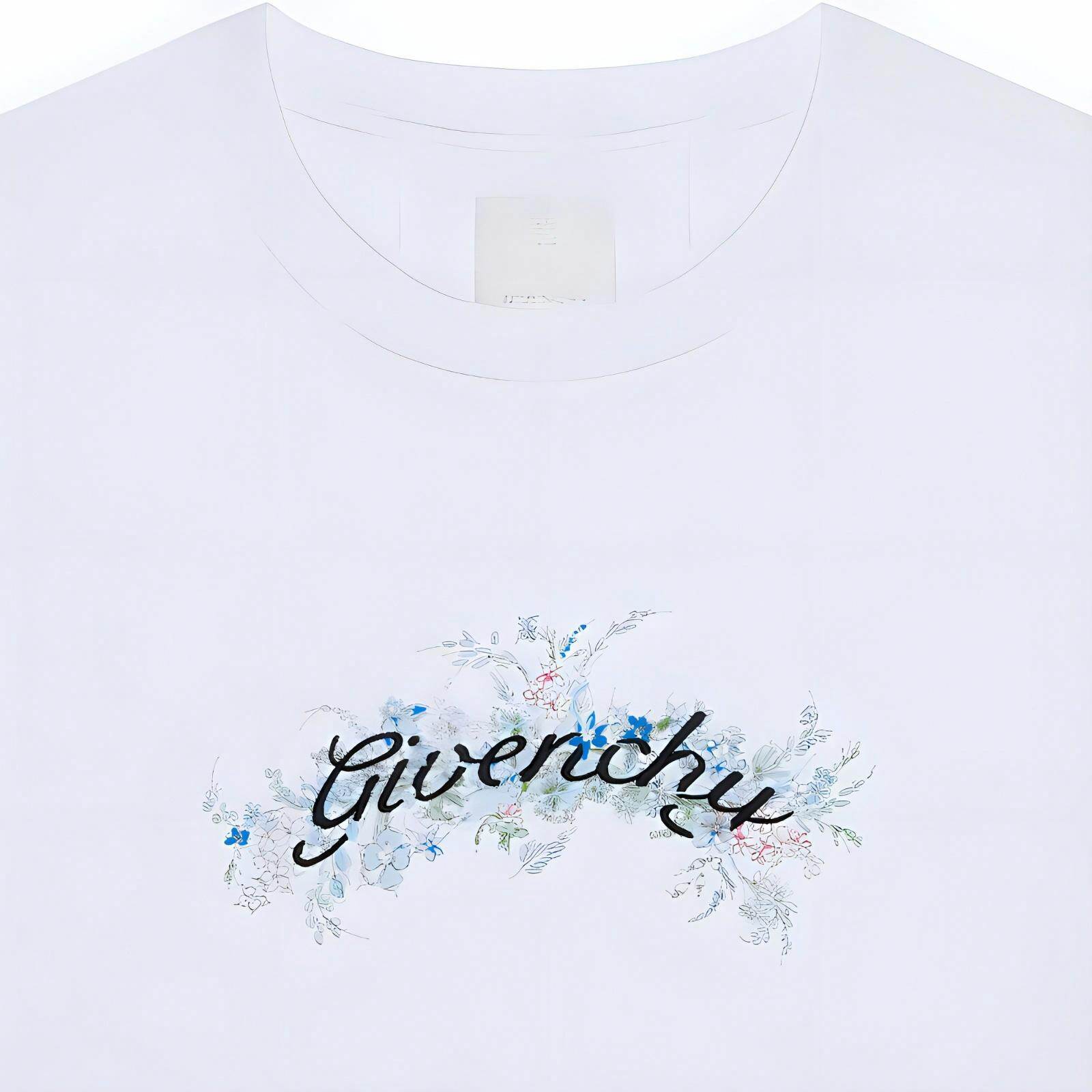 Kaos Givenchy Bermotif, Unisex -J-33