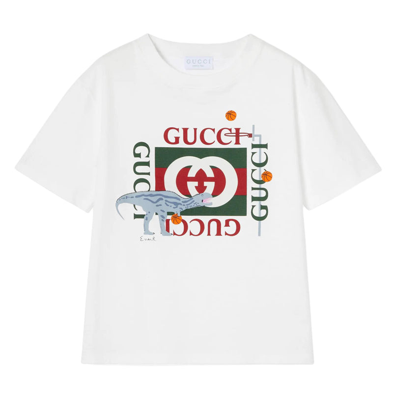 GUCCI Kaos Logo Seri Huruf, Unisex, COD '"    '"  G-17