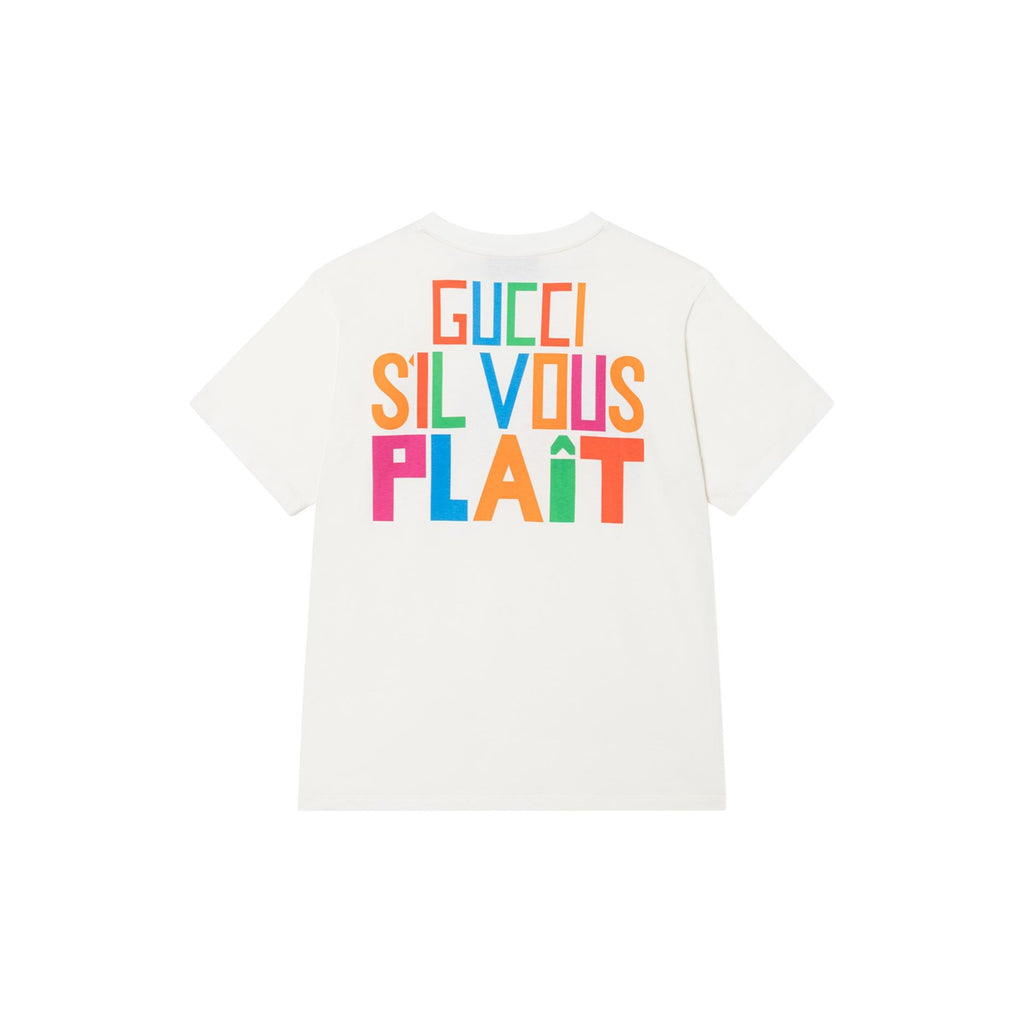 GUCCI Kaos Logo Seri Huruf, Unisex, COD '"  G-105