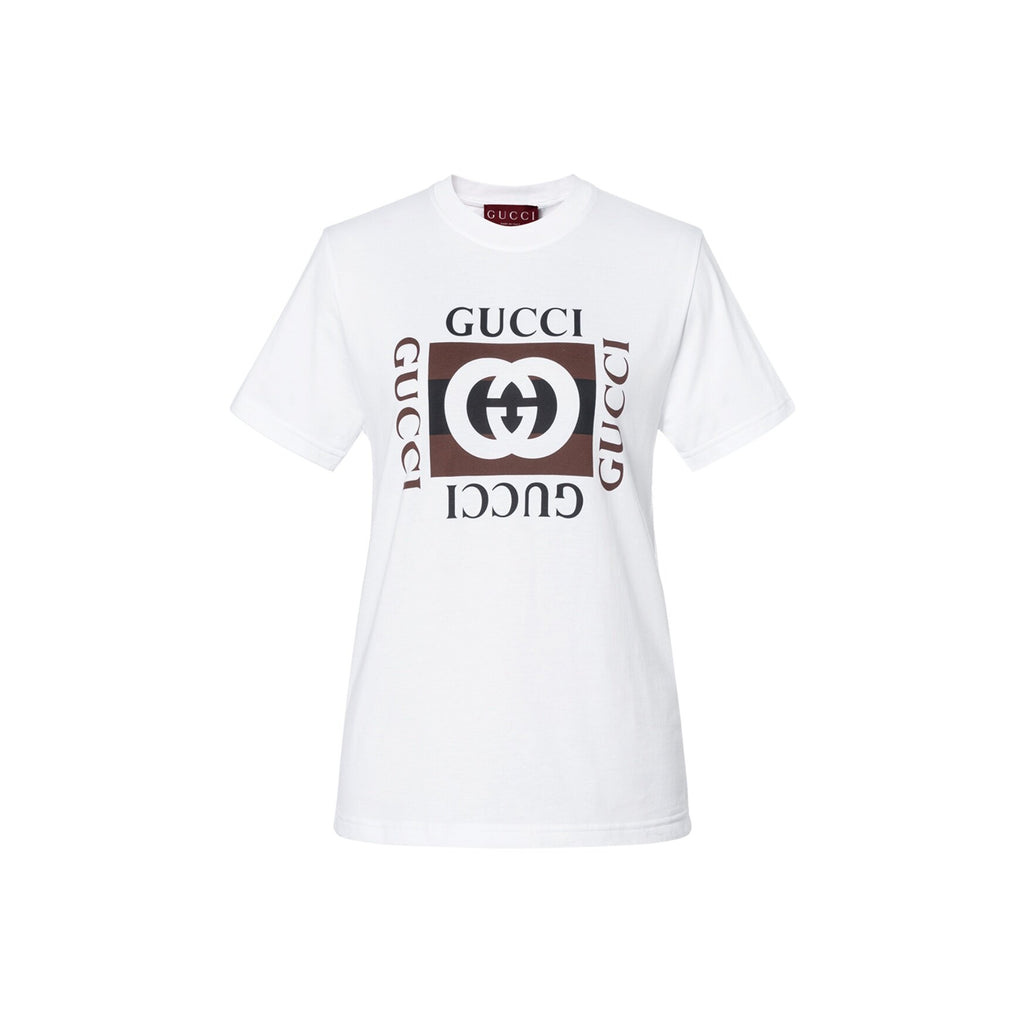 GUCCI Kaos Logo Seri Huruf, Unisex, COD '"    '"  G-34