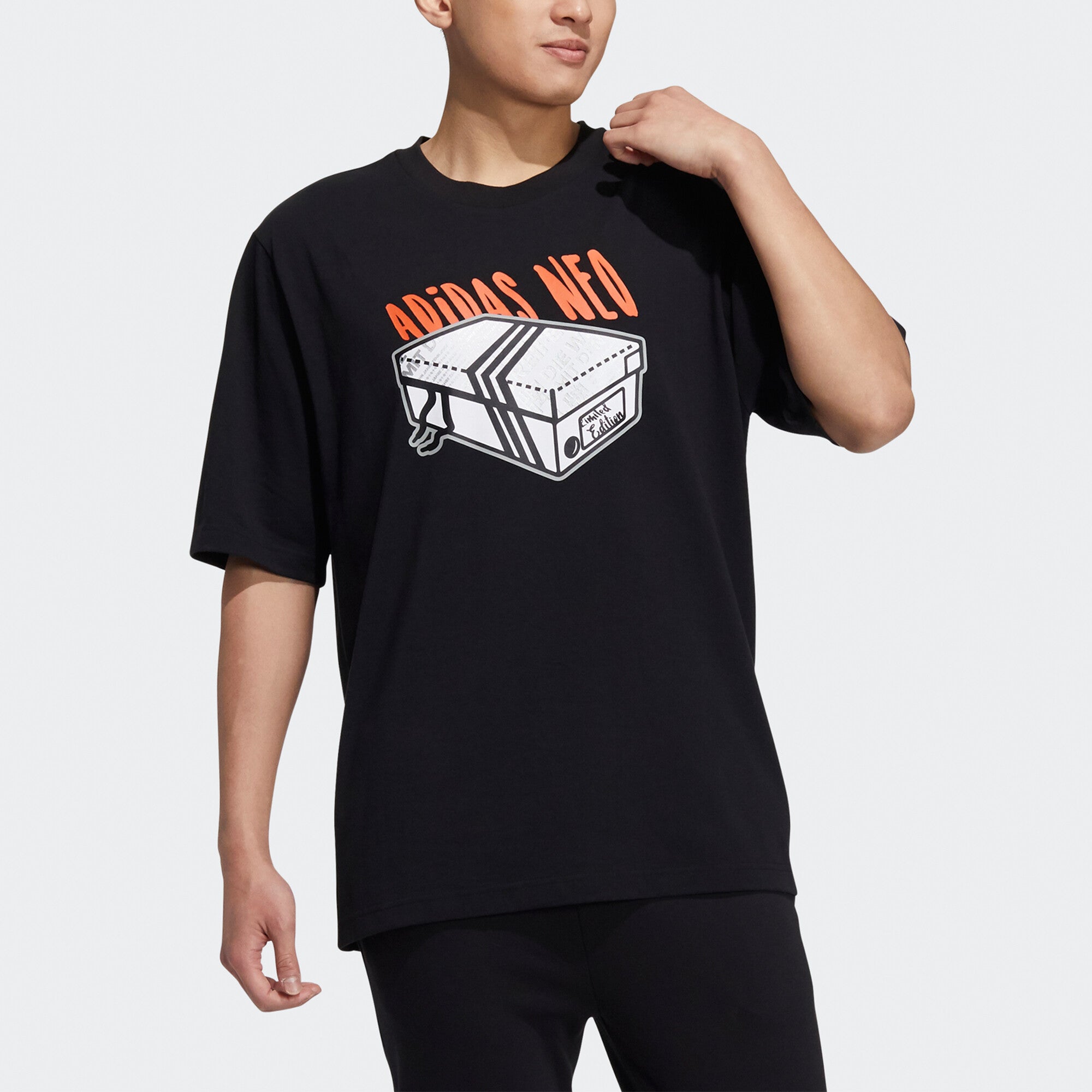 adidas Kaos Logo Seri Huruf, Unisex, COD '" AD-51