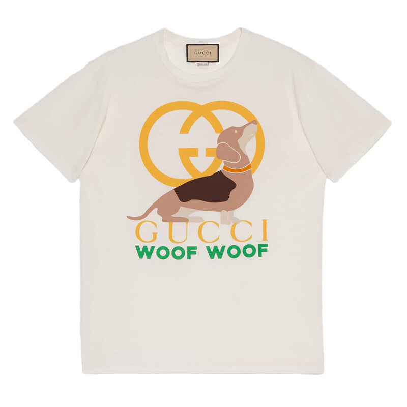 GUCCI Kaos Logo Seri Huruf, Unisex, COD '"    '"  G-64