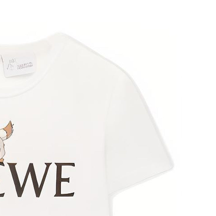 Kaos Pendek LOEWE dengan Motif Gambar/Cetak, Cocok untuk Pria dan Wanita -LE-01
