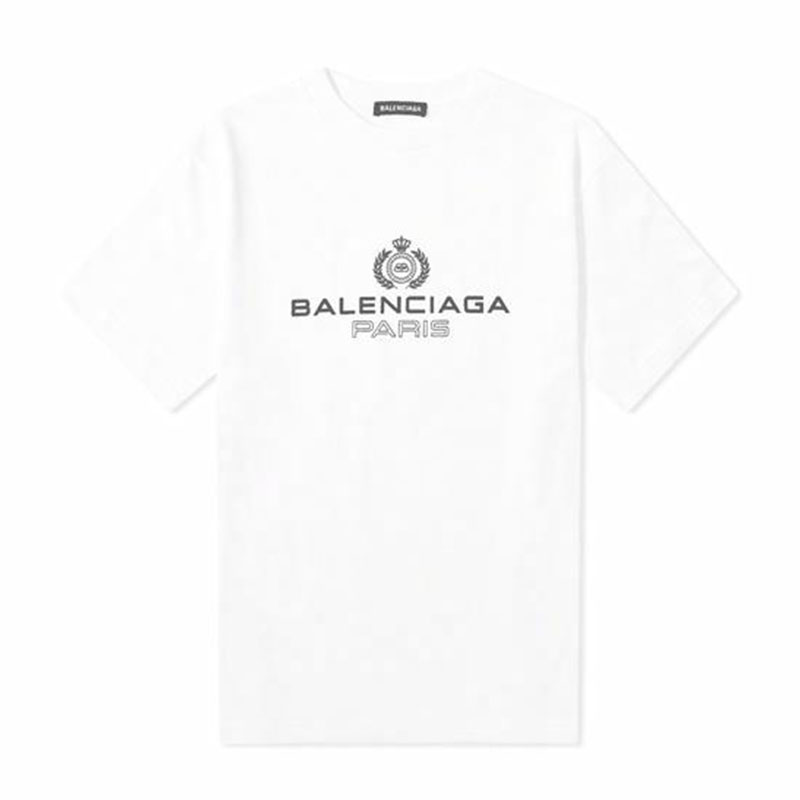 Kaos Pendek Balenciaga dengan Motif Gambar/Cetak, Cocok untuk Pria dan Wanita -BL-42