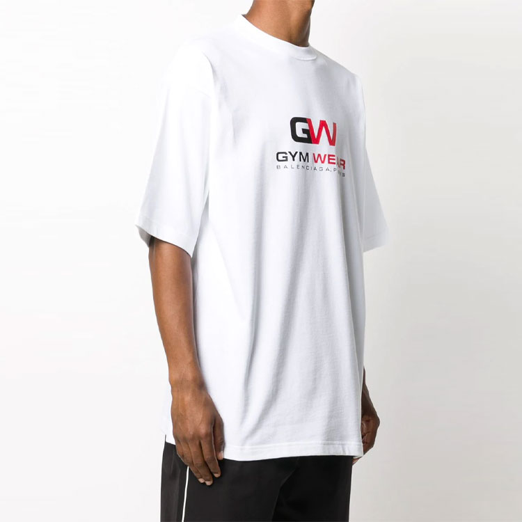 Kaos Pendek Balenciaga dengan Motif Gambar/Cetak, Cocok untuk Pria dan Wanita -BL-32