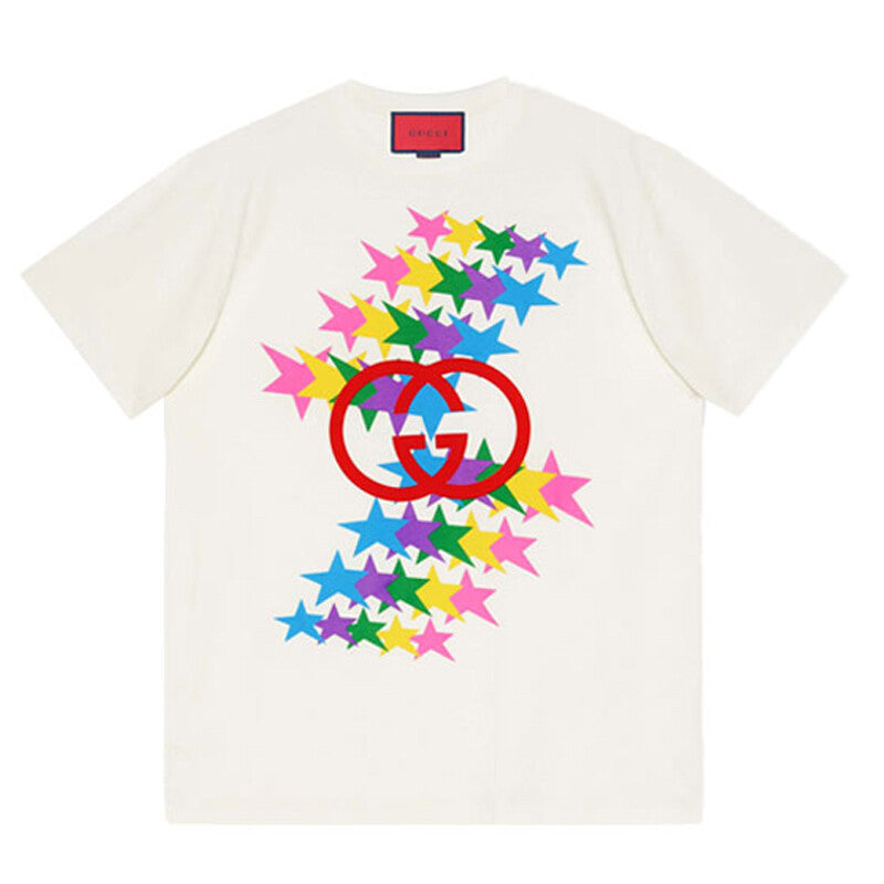 GUCCI Kaos Logo Seri Huruf, Unisex, COD '"    '"  G-62