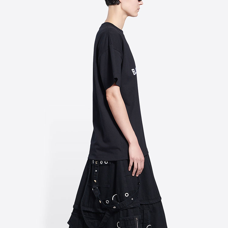 Kaos Pendek Balenciaga dengan Motif Gambar/Cetak, Cocok untuk Pria dan Wanita -BL-38