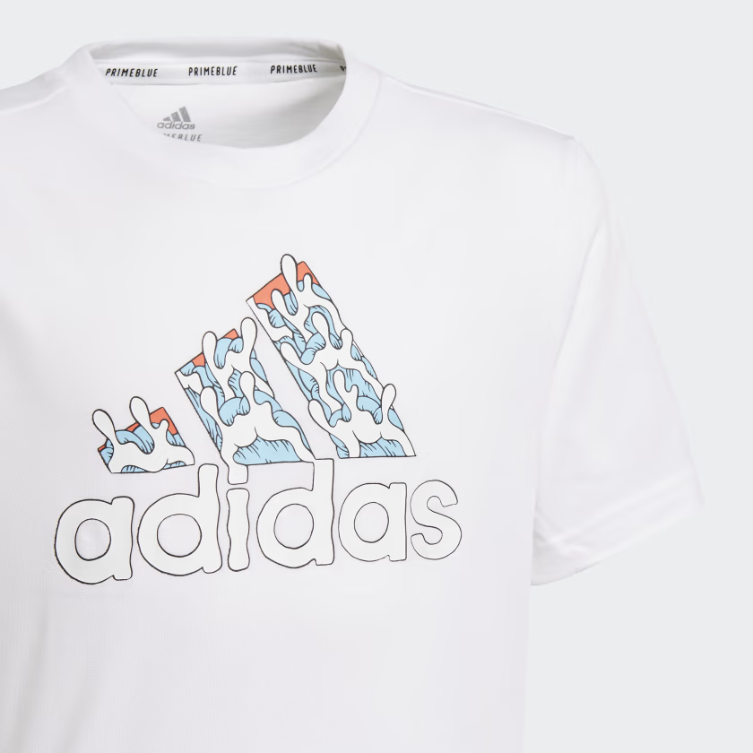 adidas Kaos Logo Seri Huruf, Unisex, COD '" AD-21